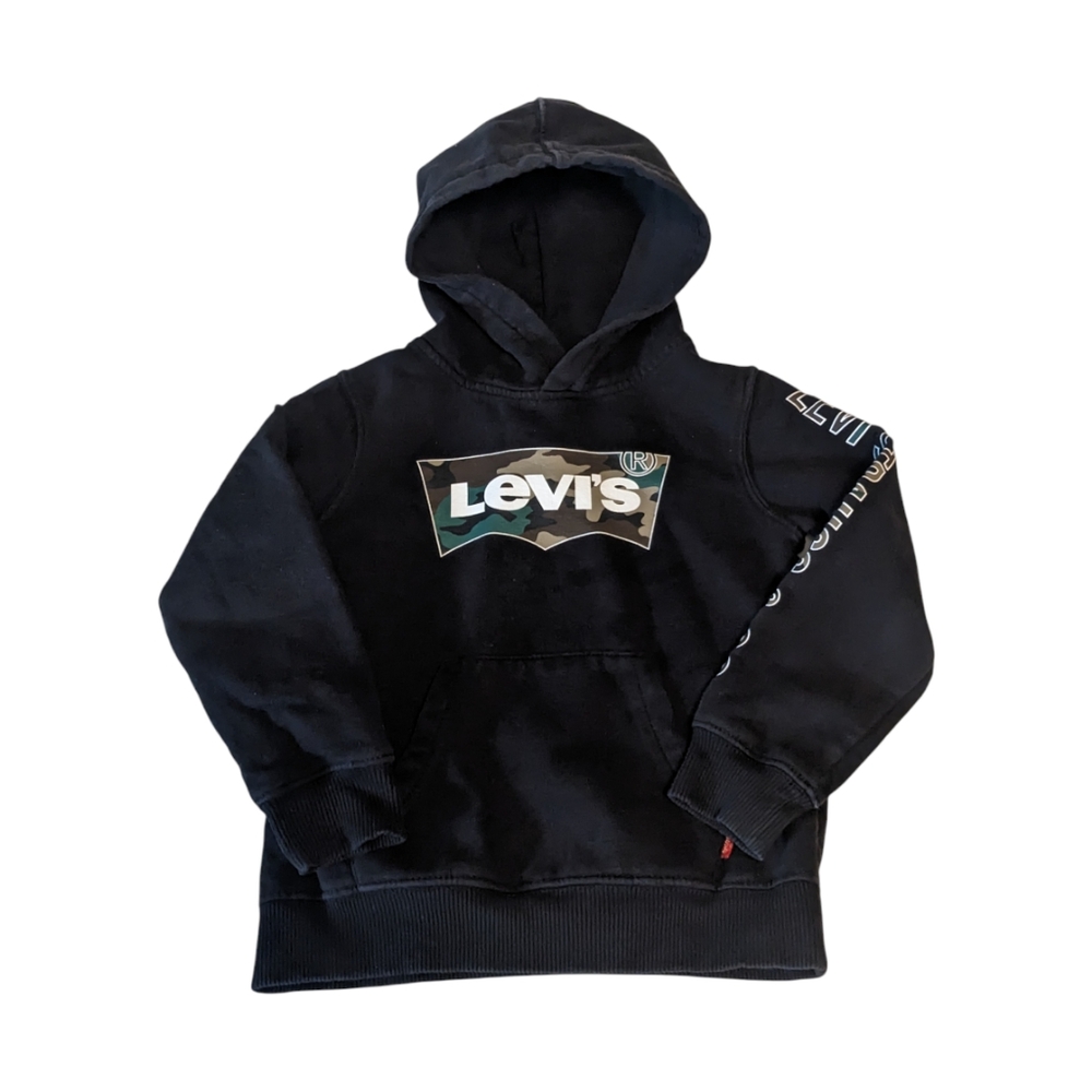💥 Levi's Black/Camo Logo Hoodie 4
